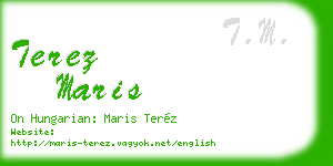 terez maris business card